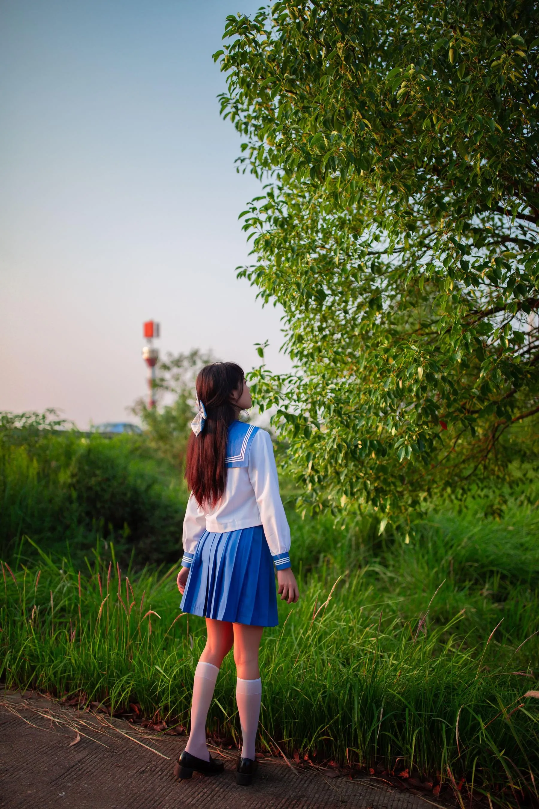 [YITUYU艺图语]2022.02.02 JK少女 一只橙子 [48P]插图4